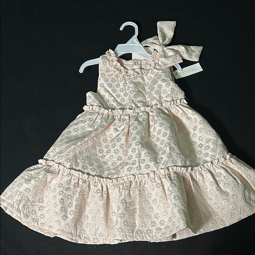 Rachel Zoe Light Pink Floral Formal Dress for Kids